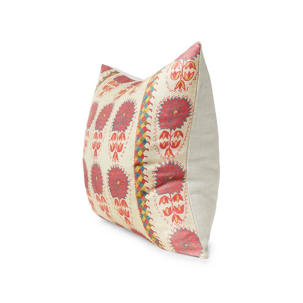 St. Frank - Wholesale Throw/Decorative Pillow - Fuchsia Daisy Suzani Pillow1