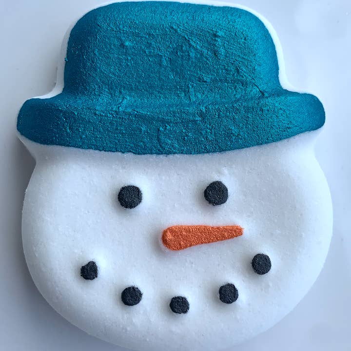 Poppy & Thyme - Wholesale Bath Bomb/Fizz - Snowman with Hat Bath Bomb