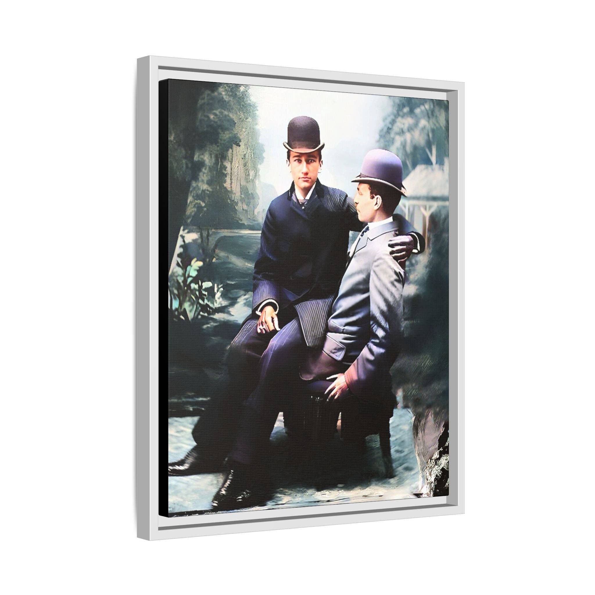 Walt & Pete - Wholesale Art Print - paire 027 | Framed Vintage Photo - Matte Canvas21