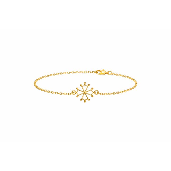 Armband ketting Occitaans kruis 18k verguld voor wholesale door TALISMAN JEWELLERY (D&Fidanverdi, S.L.)