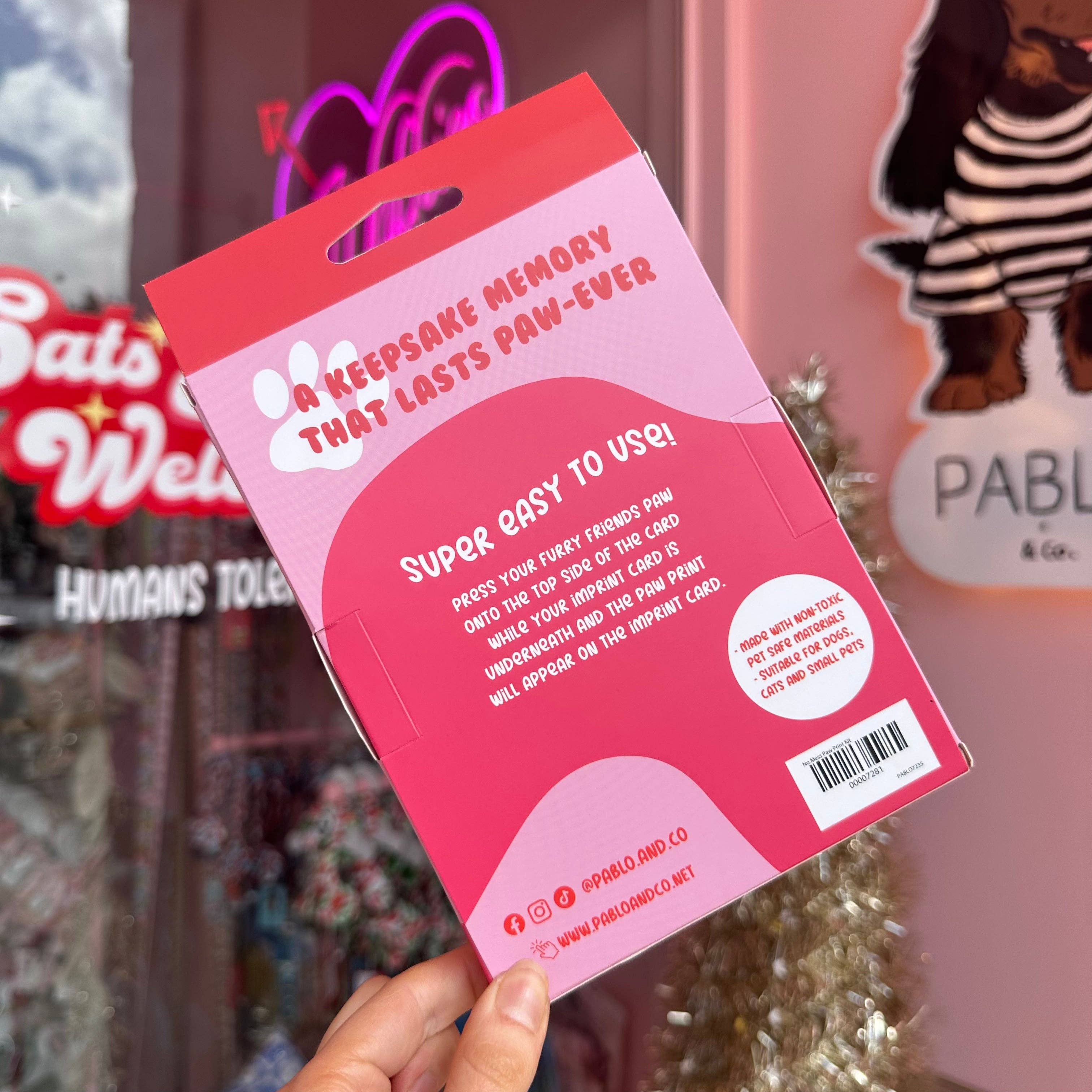 Pablo & Co. Boutique - Wholesale DIY Craft Kit - No Mess Dog Paw Print Kit By Pablo & Co.2