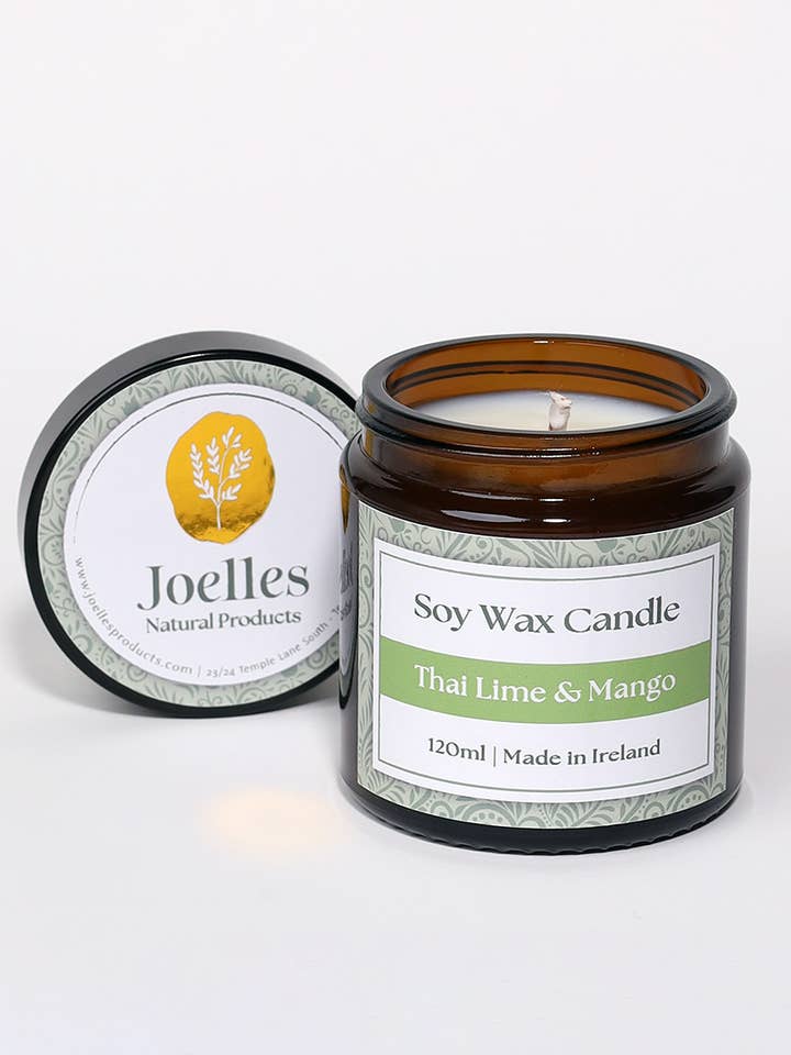 Vela tailandesa de lima y mango para venta al por mayor de Joelles Home Fragrances