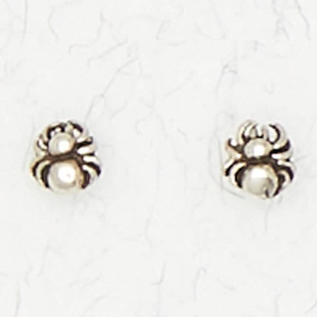 Nirvana LLC - Wholesale Stud/Post Earrings - Sterling Silver Ear Studs - Spider0