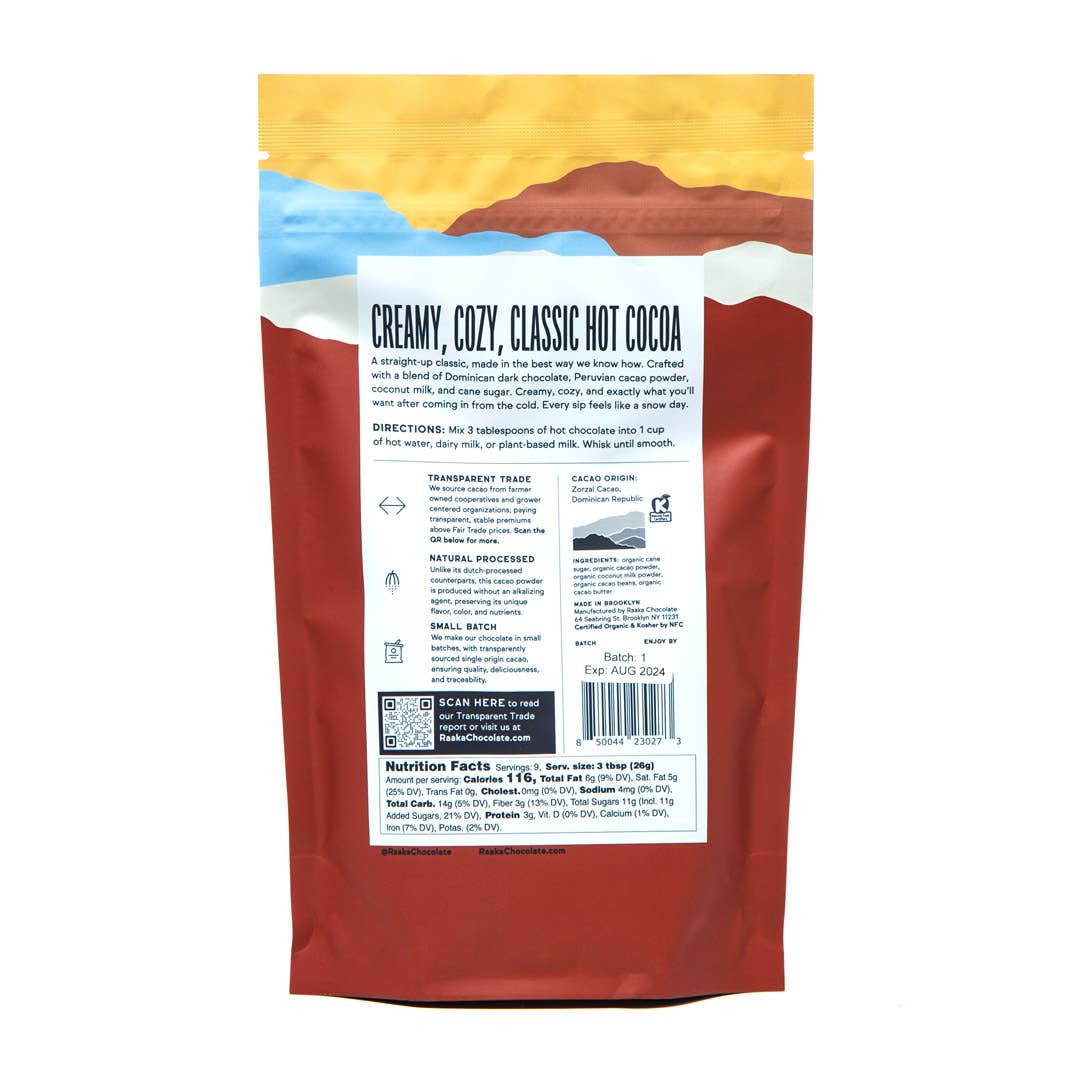 Raaka Chocolate - Wholesale Hot Cocoa Mix/Kit - Classic Hot Chocolate - Holiday & Winter 1