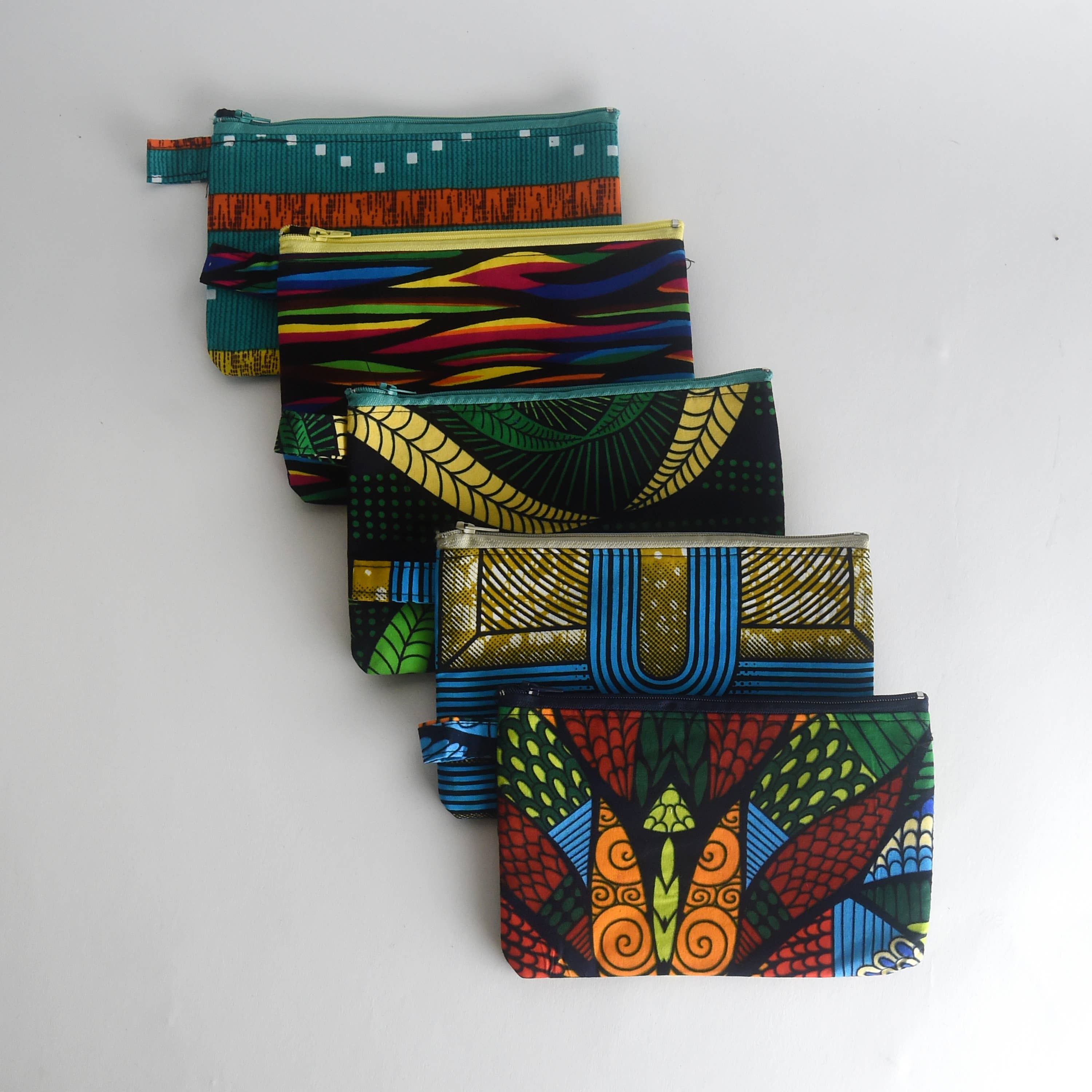Project Have Hope - Wholesale Pouch - Women's - African Textiles Zipper Pouch Set of 50