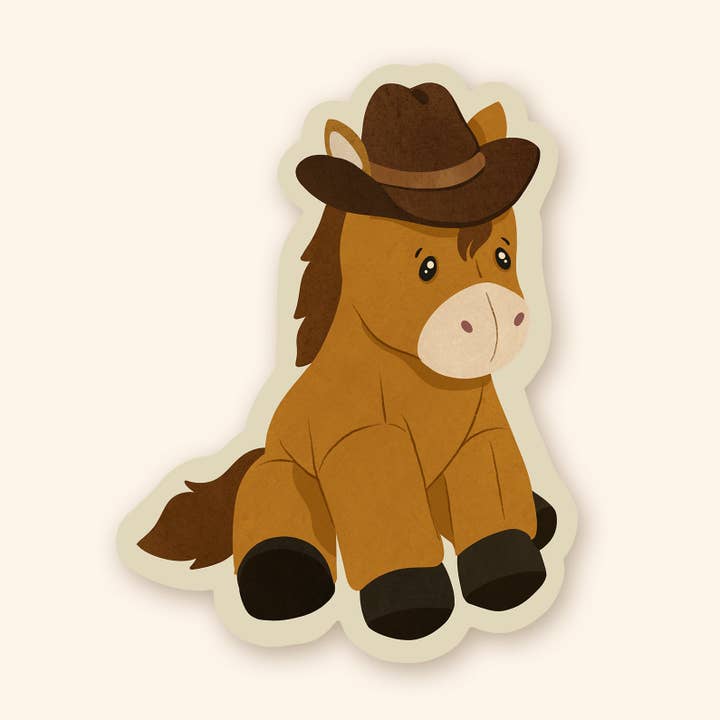 Autocolante em vinil - Pónei por atacado de Fermette et gribouillis