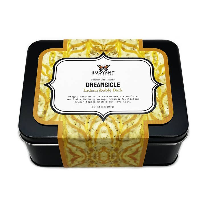 Dreamsicle Bark for wholesale by Buoyant Chocolates & Confections