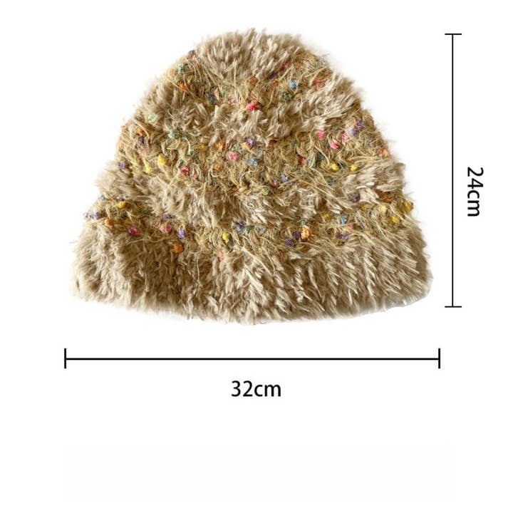 Funkyrel® Atzbranding Limited - Wholesale Bucket Hat - Women's - Haila - Knitted Bucket Hat with Polka Dot9