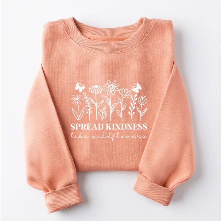 Embroidered Spread Kindness Sweatshirt for wholesale by Love in Faith