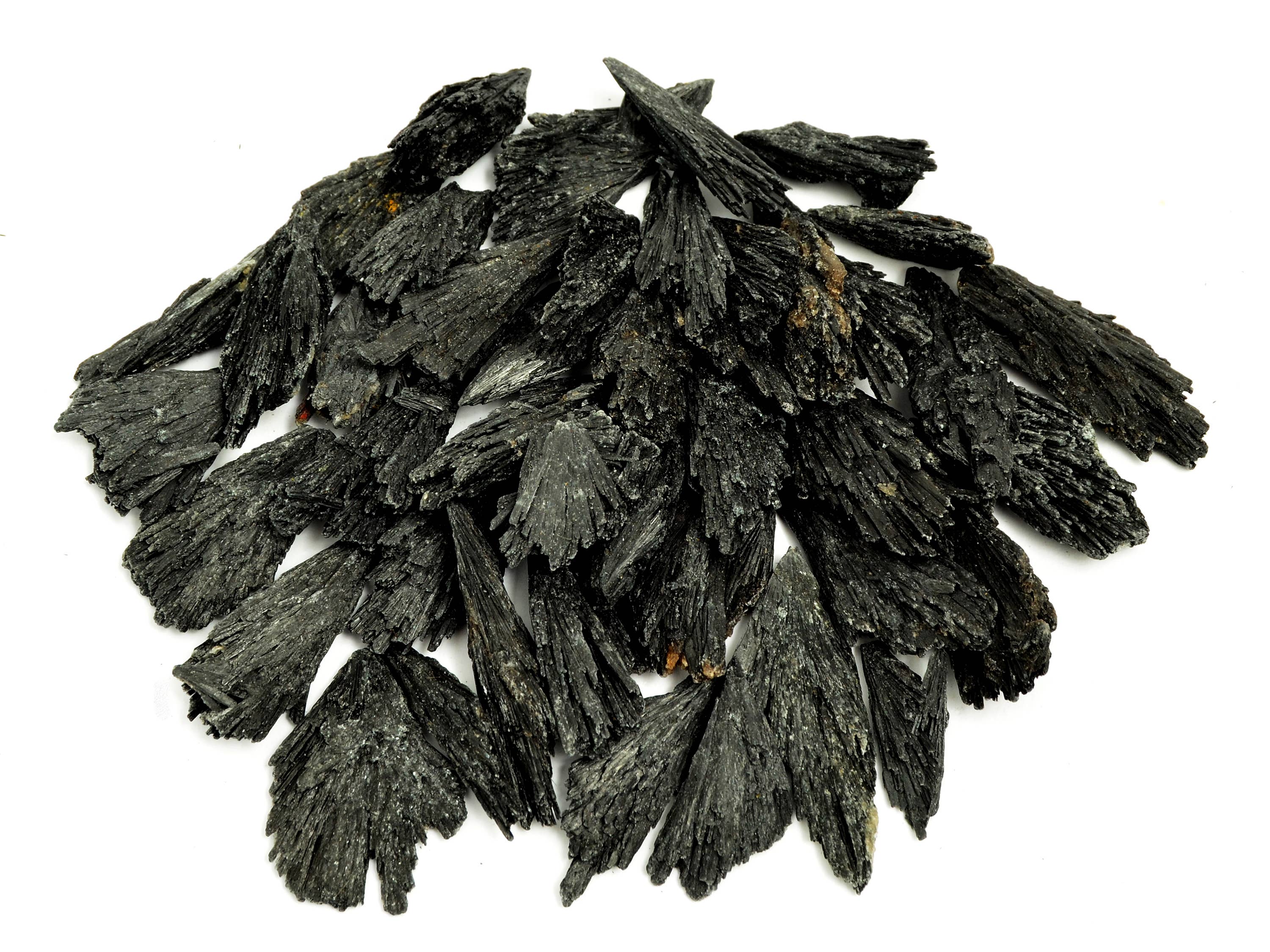 Kaia & Crystals – wholesale Spiritual stone/crystal – Raw Black Kyanite Witch's Broom (15g - 70g)1
