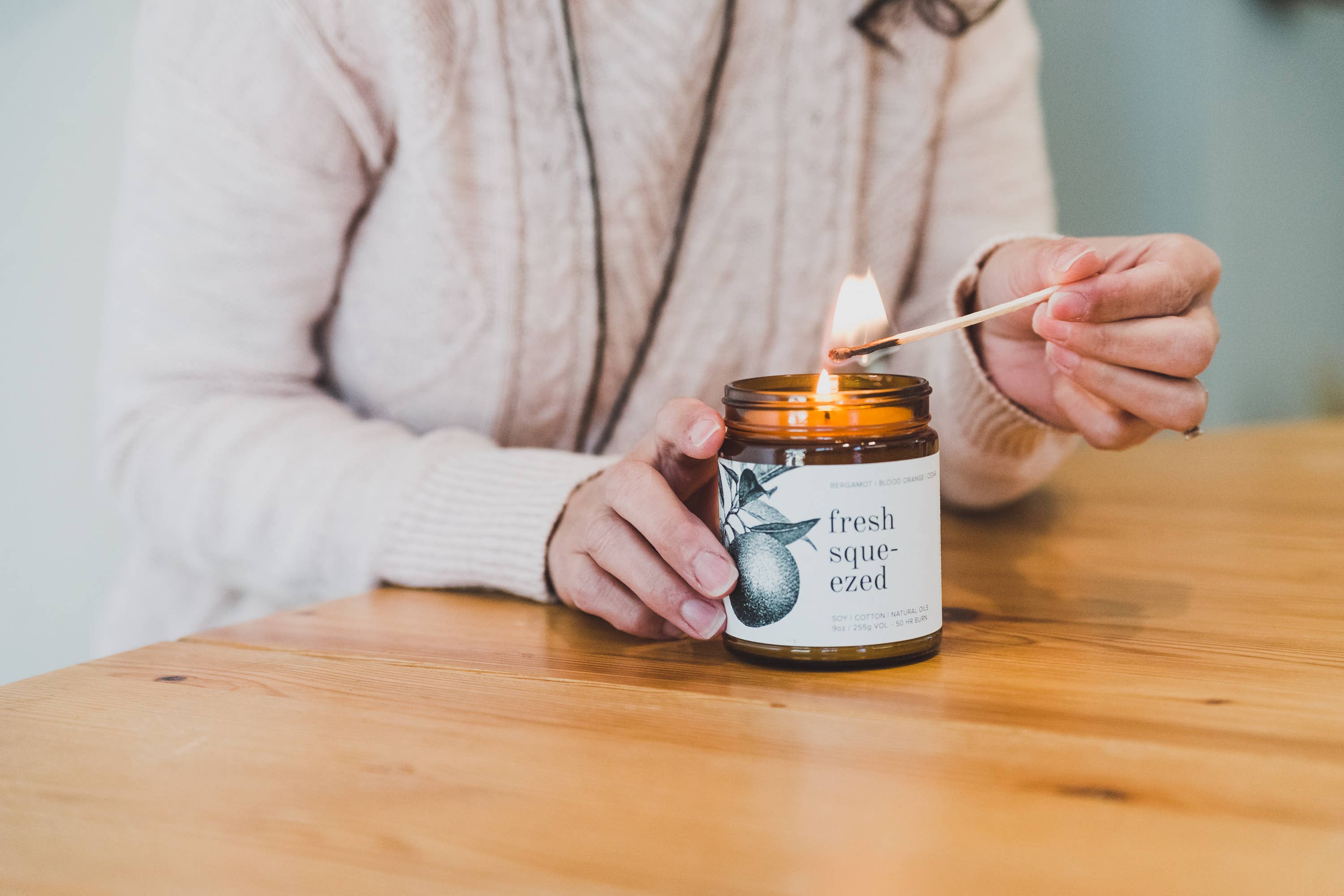 Broken Top Brands - Vente Bougie en bocal - Bougie de soja pressée à frais 9oz3