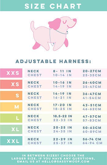 SASSY WOOF - Wholesale Pet Harness - Dog - Dog Adjustable Harness - Disney's Jasmine2