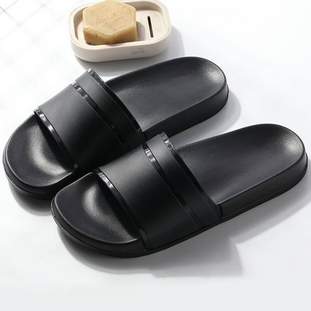 ACCITY - Wholesale Slides - Women's - HOUSEHOLD SOLID COLOR MINIMALIST SANDALS_CWSHS04171