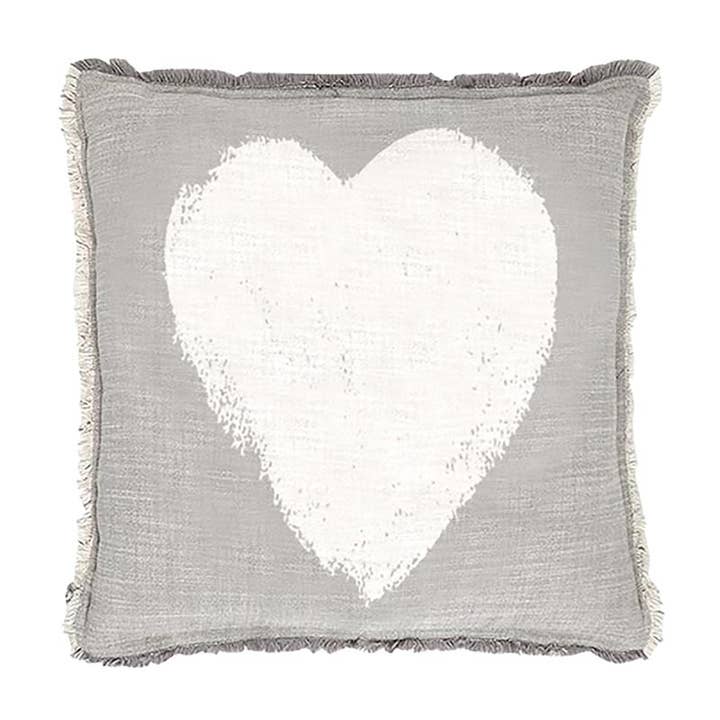 Face To Face Euro Pillow - Heart for wholesale by Santa Barbara Design Studio by Creative Brands