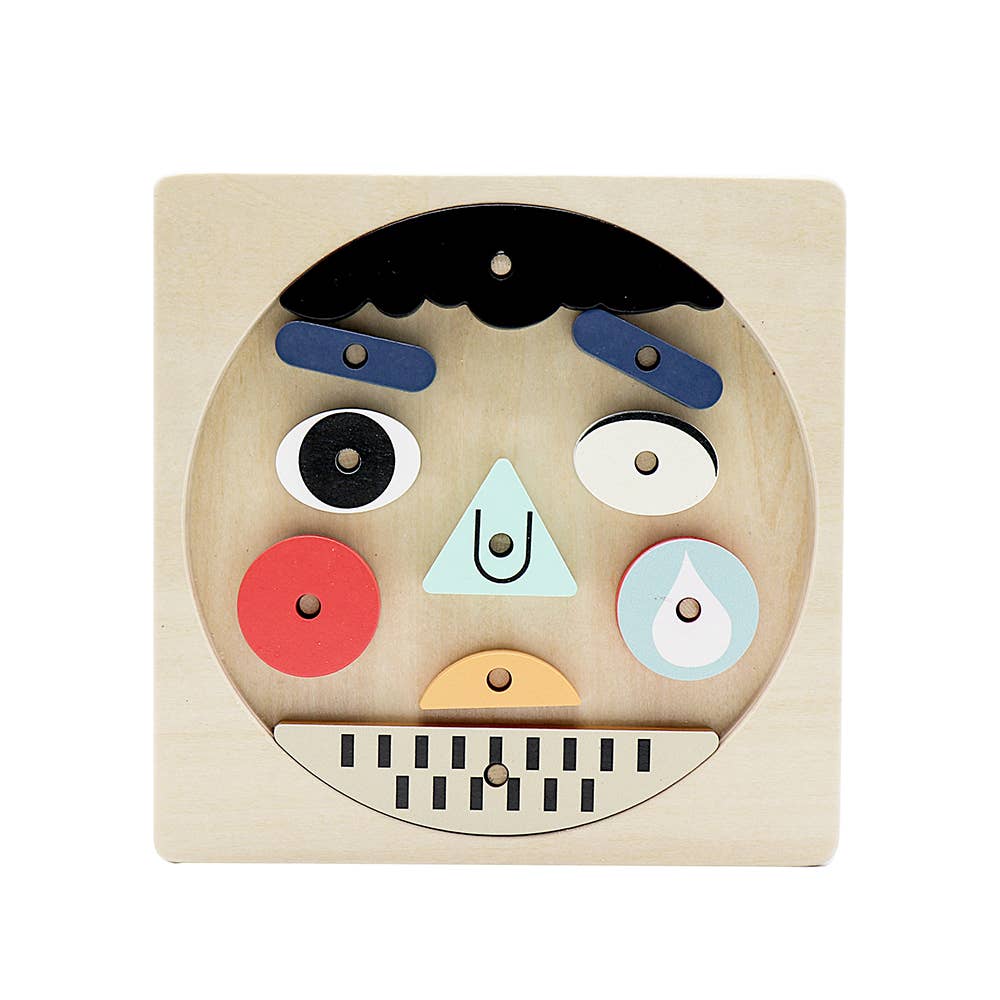 Leo & Friends - Wholesale Puzzle - Kids - Leo & Friends Funny Faces Educational Wooden Puzzle15