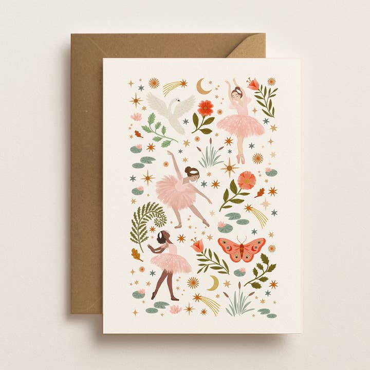 Balletkort | Danskort | Barnkalaskort för wholesale av Minibeau