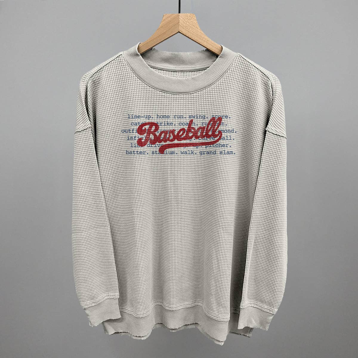 Ivy + Cloth - Wholesale Graphic Sweatshirt - Women's - Baseball Terms9