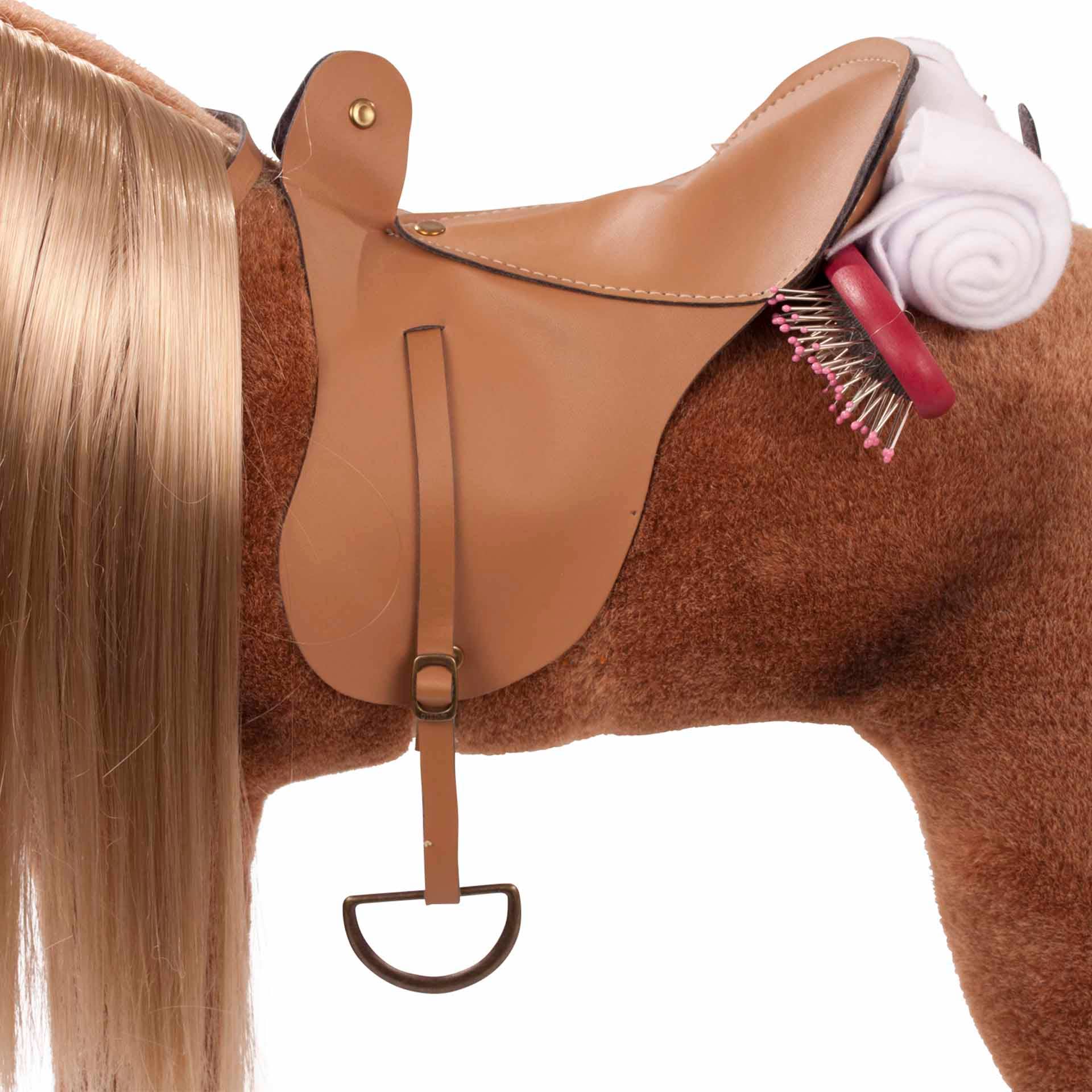 Gotz - Wholesale Doll Accessory Kit - Kids - Gotz Big Plush Combing Horse with Saddle and Bridle dolls7