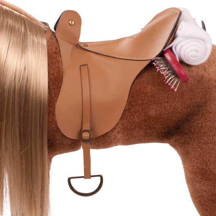 Gotz - Wholesale Doll Accessory Kit - Kids - Gotz Big Plush Combing Horse with Saddle and Bridle dolls7