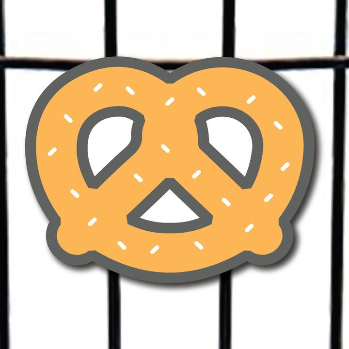 Delicious Dampeners - (2-Pack) Pretzel - Food Tennis Vibration Dampener for wholesale by Racquet Inc