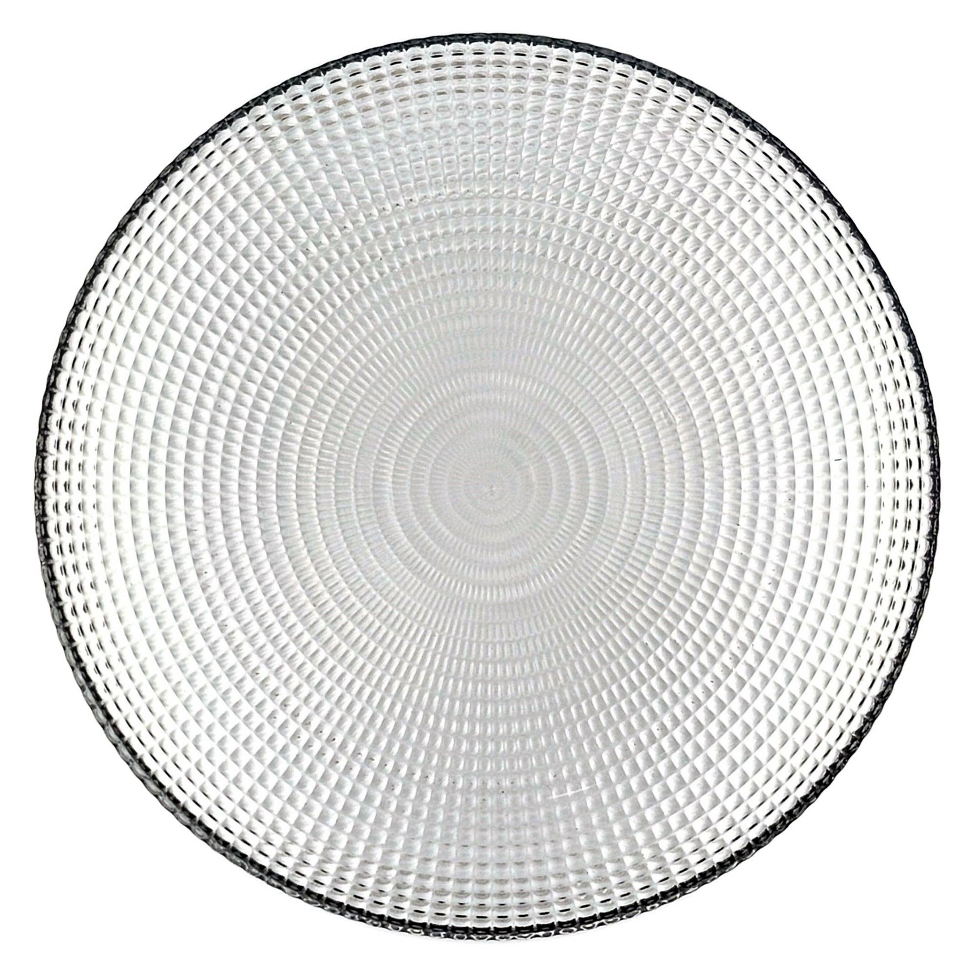 RED POMEGRANATE COLLECTION - Vente Assiette à salade - Assiette à salade HELIOS en verre RAMART Studio2