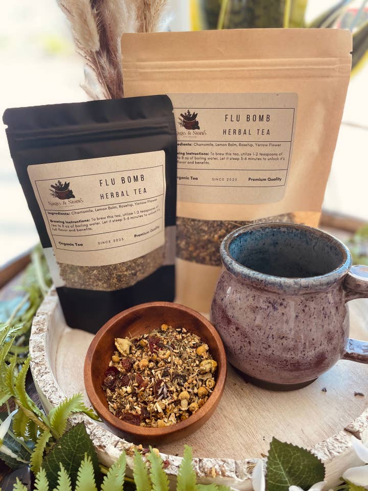 Flu Bomb for wholesale by Sage & Stone Apothecary