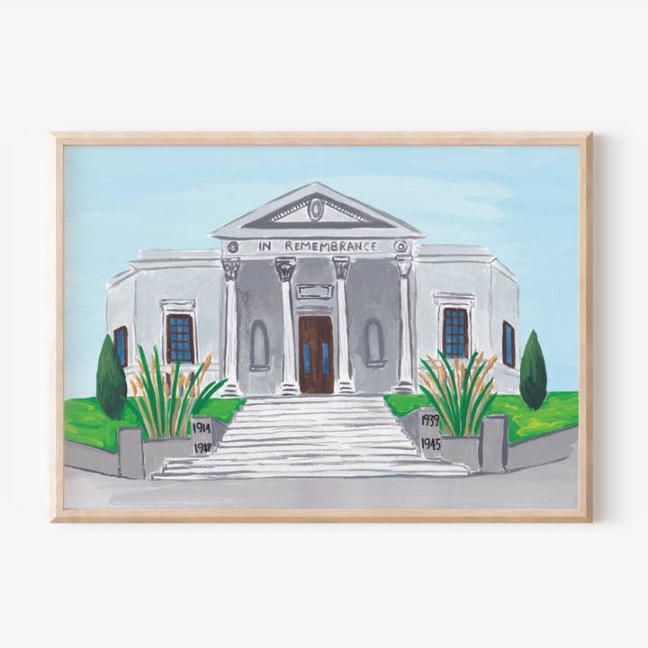 Stockport War Memorial konstgalleri för wholesale av Charlotte Farr Illustrations