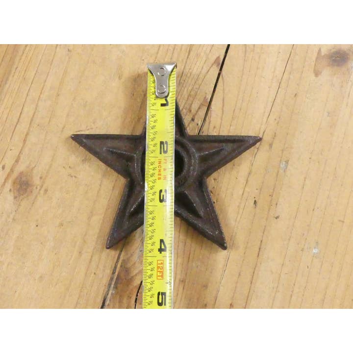 Midwest Craft House - Wholesale Wall Accent - CAST IRON STAR WASHER 4" WIDE