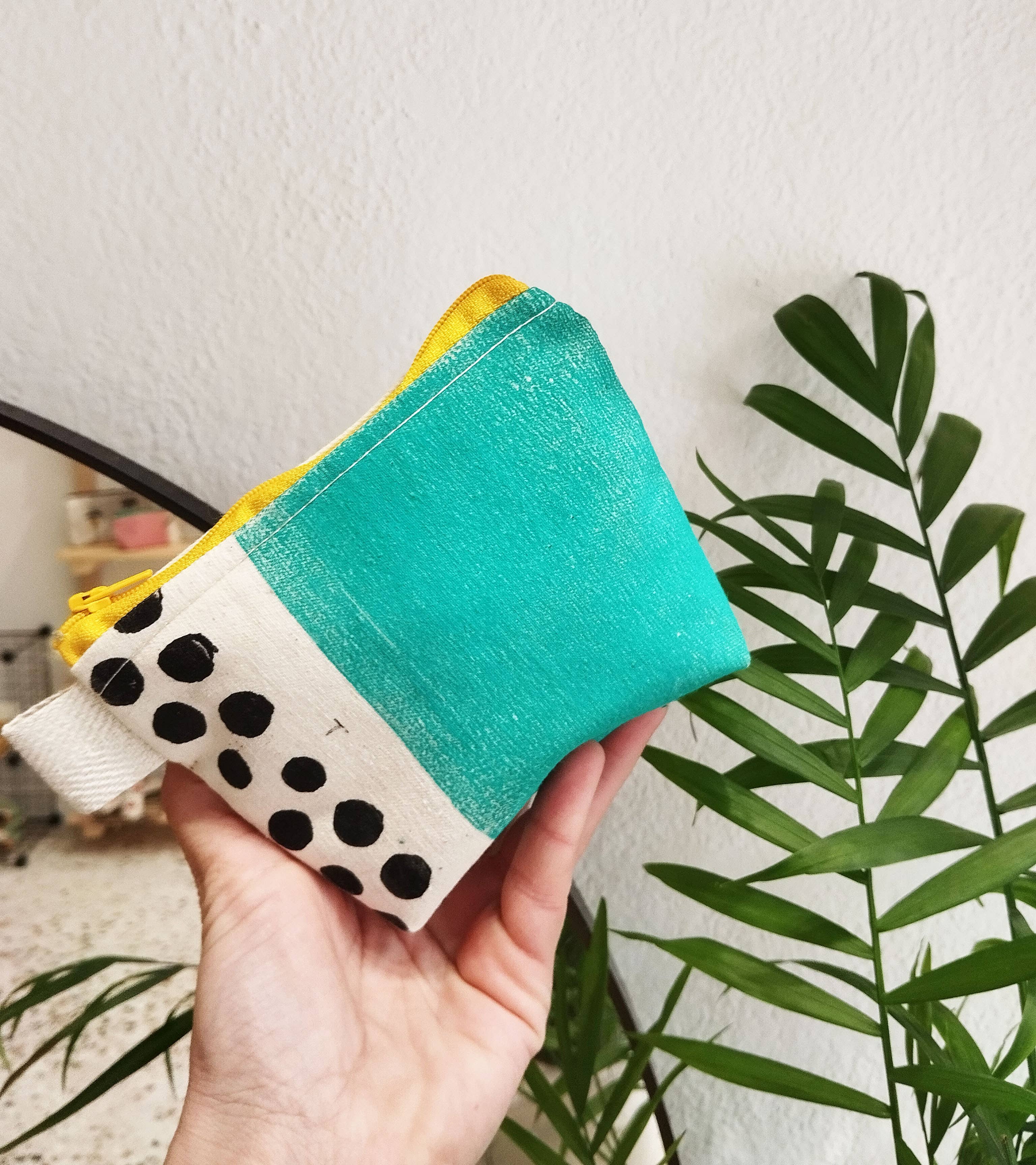 The Ink Job - Wholesale Pouch - Women's - Teal Blue Zipper Pouch6