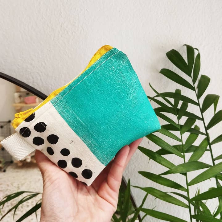 The Ink Job - Wholesale Pouch - Women's - Teal Blue Zipper Pouch6