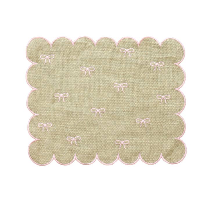 Klatso - Wholesale Placemat - Rectangular Mini Bows Placemats