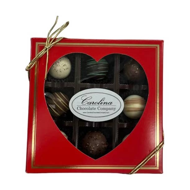 Carolina Chocolate Company - Wholesale Chocolate box - 9 Piece Heart Box (Seasonal)0