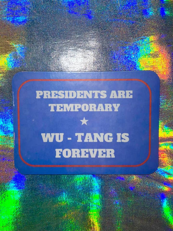 Presidents Are Temporary Wu Tang Is Forever Funny Election Y for wholesale by MP Bag Makers
