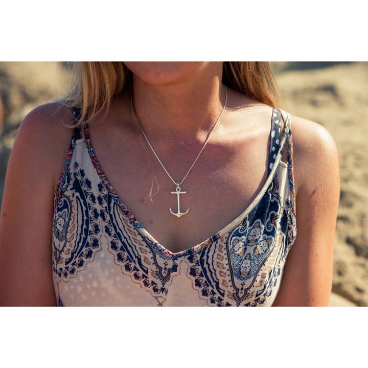 Summer Salt Body - Wholesale Pendant/charm necklace - Anchor Necklace1