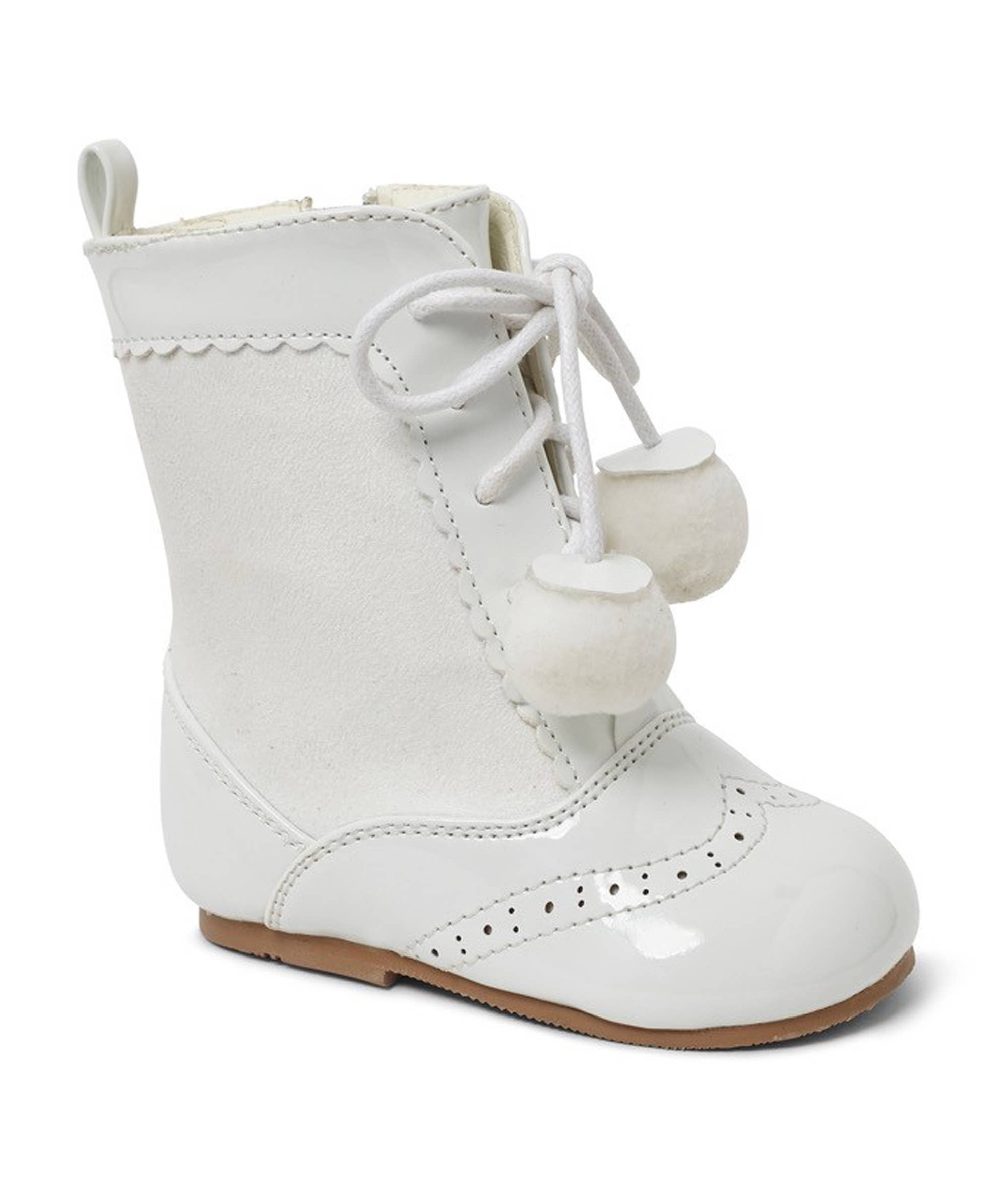 Sevva Ltd. – wholesale Boots – Child – Sienna Faux Suede and Patent Leather Ankle Boots for Kids2