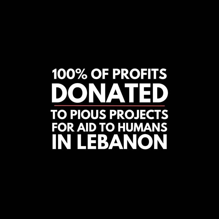 Wear The Peace - Wholesale Screen Printed T-Shirt - Unisex - Free Lebanon Tee