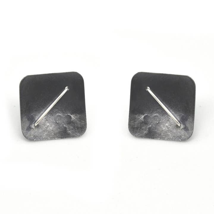Firkantede Øreringe Studs for engroshandel hos Suzanne Schwartz Jewelry