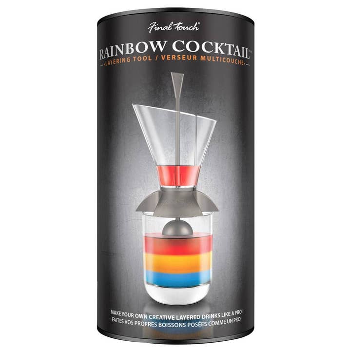 Final Touch Tool zum Layern von Cocktails in Regenbogenfarben für den Großhandel von Original Products UK/EU