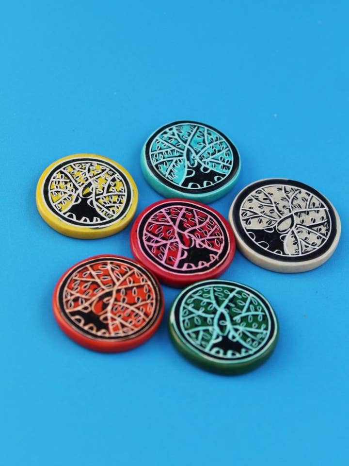 Mini acariciador de manos Árbol de la Vida - Esteatita para venta al por mayor de polanski speckstein