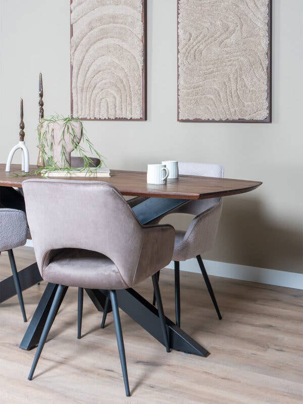 Home67 - Wholesale Side Table - Felix Dining Table — Espresso Mango Wood — 190 x 90 cm6