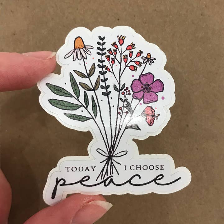 Adesivo Hoje eu escolho a paz por atacado de The Locals