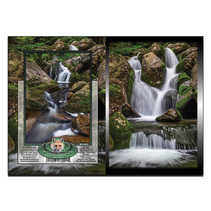 #2069 Naiad Gambol Falls Notecard för wholesale av White Mountain Images