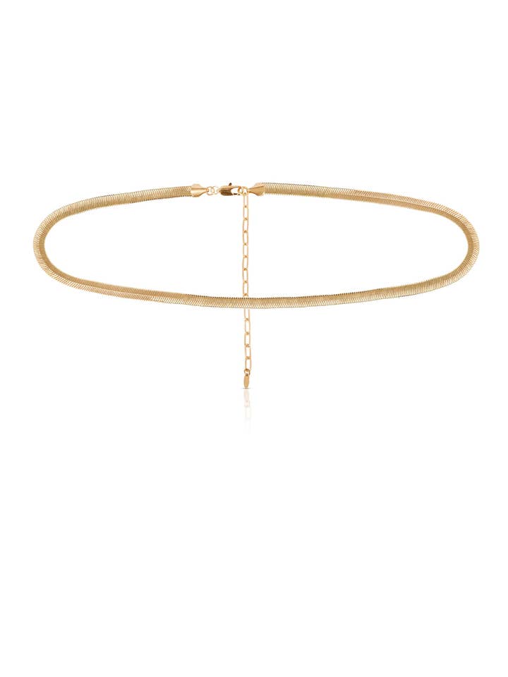 Guld sildeben taljekæde for engroshandel hos Ettika