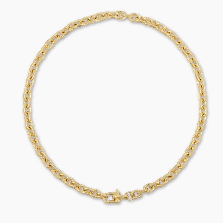 Golden Hour- Oval Link Chain for wholesale by Fervor Montréal