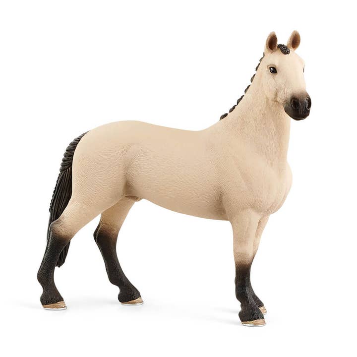 Schleich - Wholesale Figurine Toy - Kids - Hannoverian Gelding, Red Dun Horse Toy Figurine