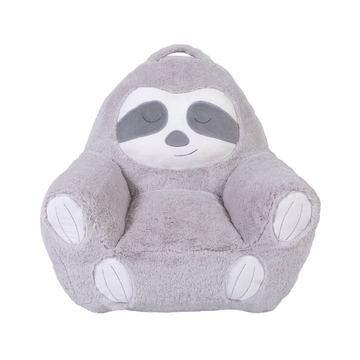 Toddler Sloth Plush Pillow Character Chair by Cuddo Buddies® for wholesale by Trend Lab