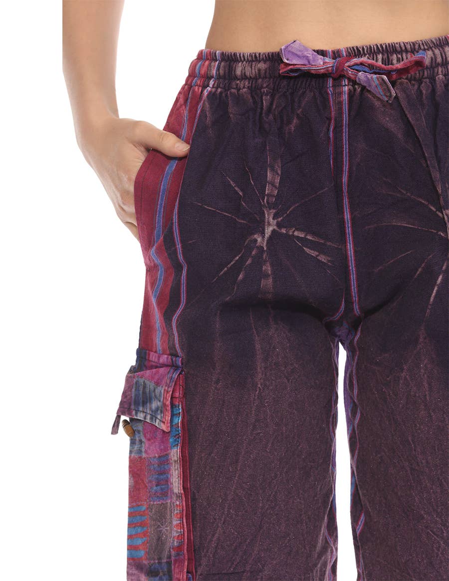 The Collection Royal / Royal Handicrafts - Vendita all'ingrosso Pantalone - Donna - Pantaloni Hippie Boho Hippie in cotone Stonewash8