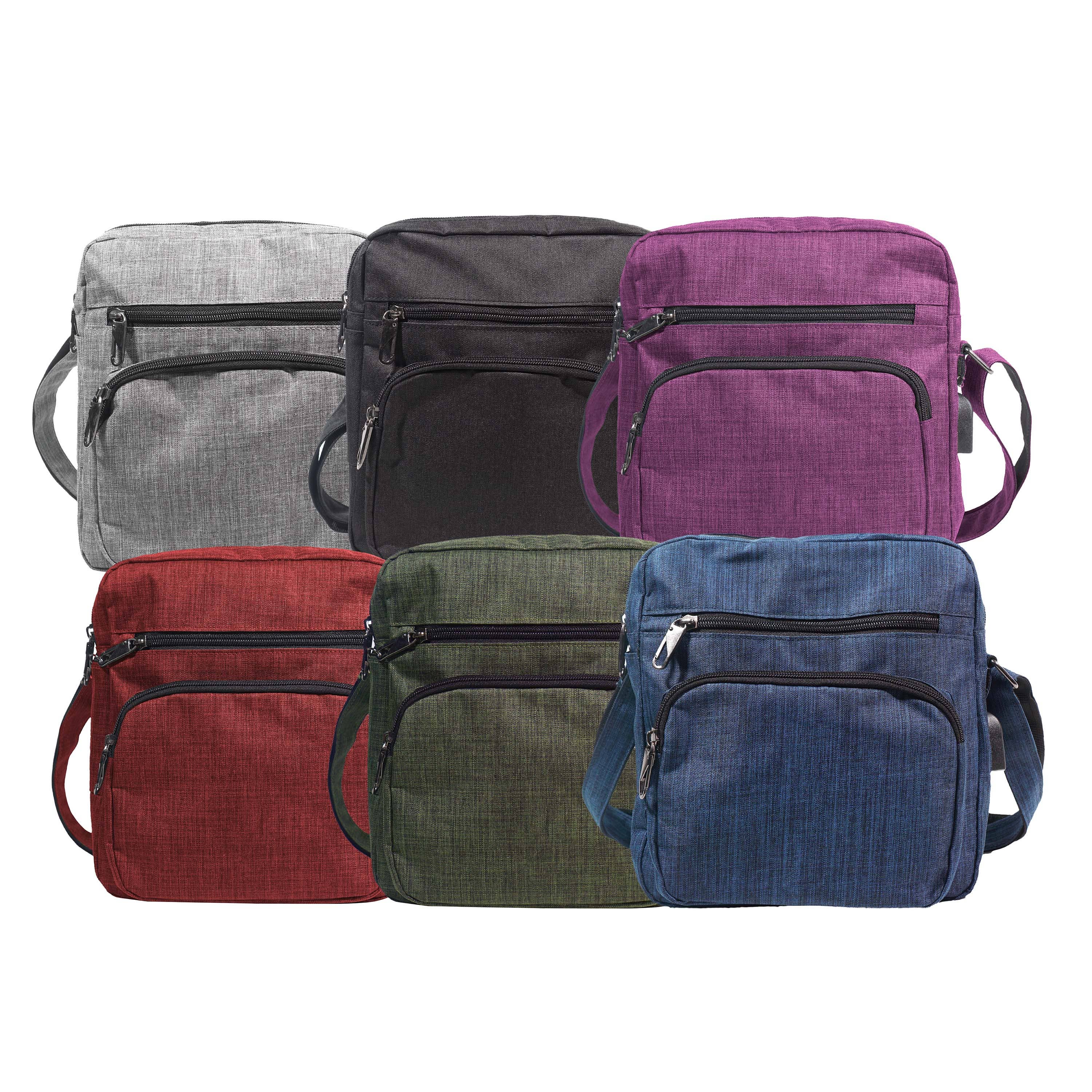 Nupouch / Nufoot – Großhandel Umhängetasche - Damen – Nupouch Anti-Diebstahl-Schultertasche Classic - 6 Farben6