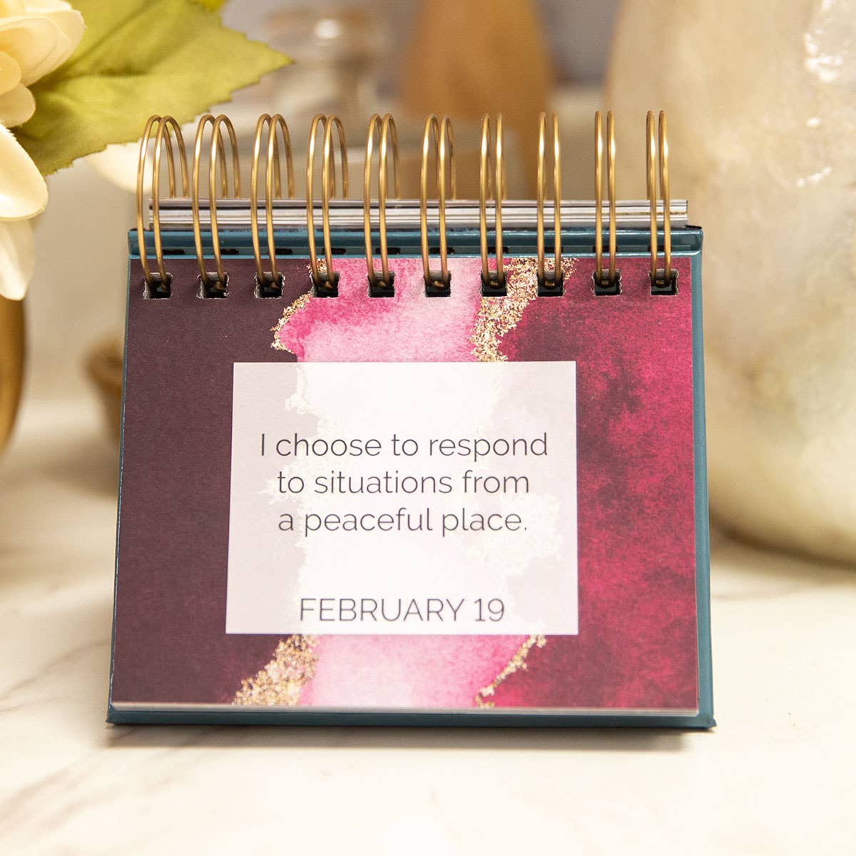 bloom daily planners - Wholesale Calendar - Positive Affirmations Daily Desk Easel8