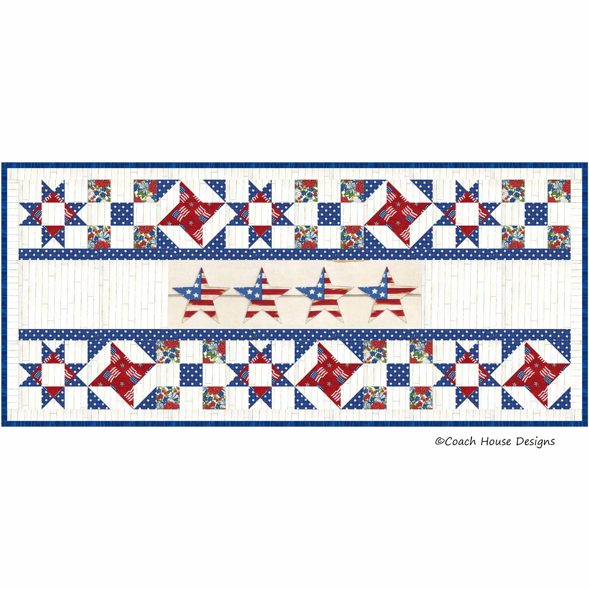 Coach House Designs - Wholesale Quilt - Sea to Shining Sea Quilt Pattern4